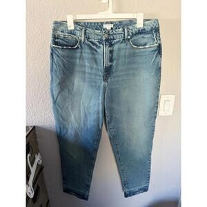 Good American The Weekender Jeans (slim straight leg) size 16